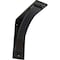 Ekena Millwork Morris Steel Bracket, Powder Coated Black 3"W x 10"D x 10"H BKTM03X10X10MOPBL - alternate 1